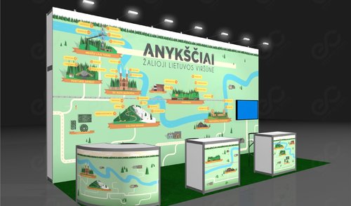 Turizmo parodoje  anykštėnai kvies šūkiu „Anykščiai – žalioji Lietuvos viršūnė!“