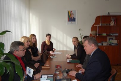 Anykščiuose viešėjo Viesytės savivaldybės delegacija