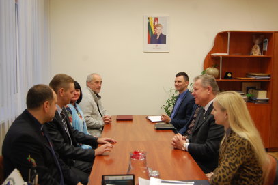 Anykščių rajono savivaldybėje lankėsi delegacija iš Klecko miesto 