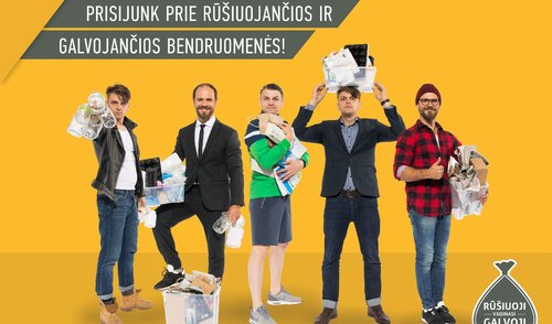 Mitas subliuško: mažoje erdvėje rūšiuoti galima