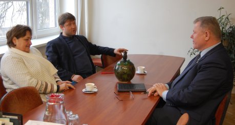 Svečiuose lankėsi Tarptautinio kamerinių ansamblių konkurso „Muzikinė akvarelė-2018“ organizatoriai