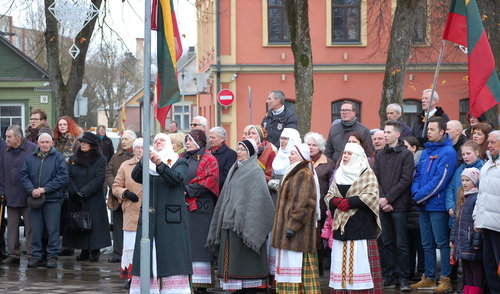 Anykščiai paminėjo Lietuvos Nepriklausomybės atkūrimo dieną 
