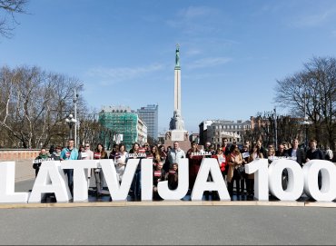 Latvija švenčia 100-tąjį nepriklausomos valstybės gimtadienį!