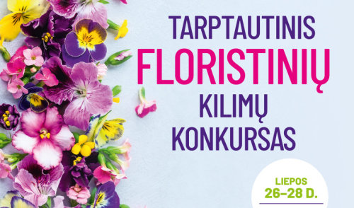 Kviečiame registruotis į  Tarptautinį floristinių kilimų konkursą „Anykščiai. Čia žmonės kuria“!
