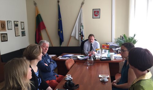 Anykščiuose svečiavosi mokytojų delegacija iš  Šolė miesto (Prancūzija)