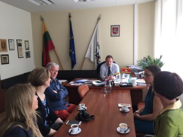 Anykščiuose svečiavosi mokytojų delegacija iš  Šolė miesto (Prancūzija)