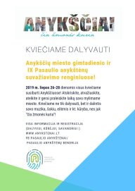 Pasaulio anykštėnų bendrijos kvietimas