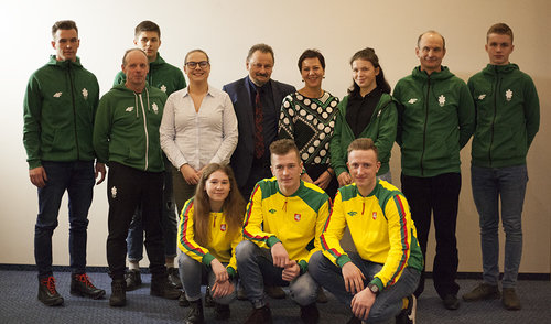 Anykščių KKSC sportininkai išlydėti į Jaunimo olimpines žaidynes