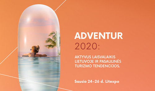ANYKŠČIAI TARPTAUTINĖJE TURIZMO PARODOJE ADVENTUR 2020