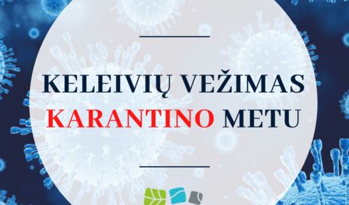 Nustatytos karantino režimo priemonės vežant keleivius miestuose ir vietiniais keliais