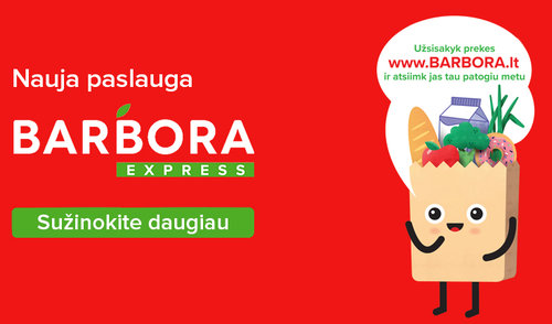 Nauja paslauga - BARBORA Express jau ir Anykščiuose! 