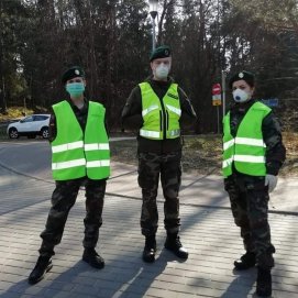 Savaitgalį Anykščių šaulių kuopos nariai patruliavo miesto poilsinėse ir rekreacinėse teritorijose