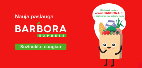 Nauja paslauga - BARBORA Express jau ir Anykščiuose! 