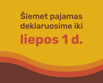 Pajamų deklaravimo terminas nukeliamas dviem mėnesiams