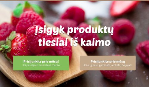 Rajono ūkininkai ir smulkieji gamintojai kviečiami nemokamai jungtis prie www.kaimasinamus.lt...