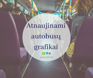 Atnaujinami autobusų grafikai