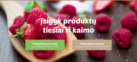 Rajono ūkininkai ir smulkieji gamintojai kviečiami nemokamai jungtis prie www.kaimasinamus.lt...
