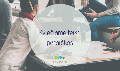 Kviečiame teikti paraiškas