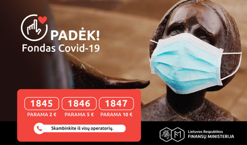 COVID-19 fondas: naujas pirkinys ir dėmesys nevyriausybinėms organizacijoms