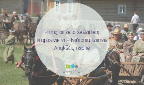 Pirmą birželio šeštadienį kryptis viena – Niūronių kaimas Anykščių rajone