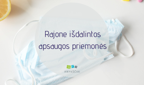 Rajone išdalintos apsaugos priemonės