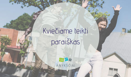 Kviečiame teikti paraiškas
