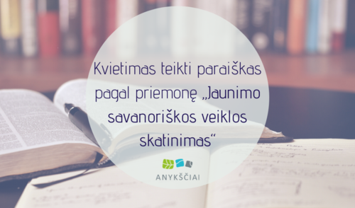 KVIETIMAS TEIKTI PARAIŠKAS