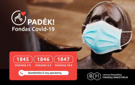 COVID-19 fondas: naujas pirkinys ir dėmesys nevyriausybinėms organizacijoms