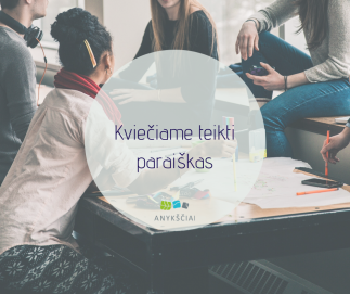 Kviečiame teikti paraiškas