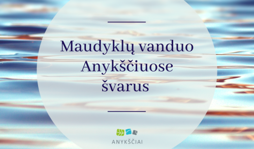 Maudyklų vanduo Anykščiuose švarus
