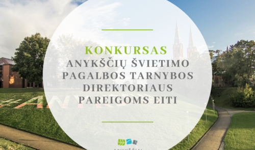 Anykščių rajono savivaldybė skelbia konkursą Anykščių švietimo pagalbos tarnybos direktoriaus...