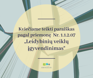 Kviečiame teikti leidybos projektų paraiškas
