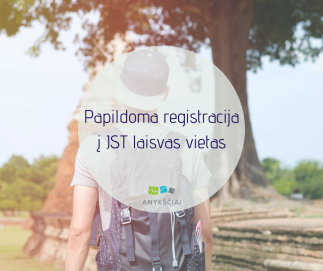 Papildoma registracija į JST laisvas vietas