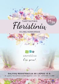 Kviečiame dalyvauti tarptautiniame floristinių kilimų konkurse