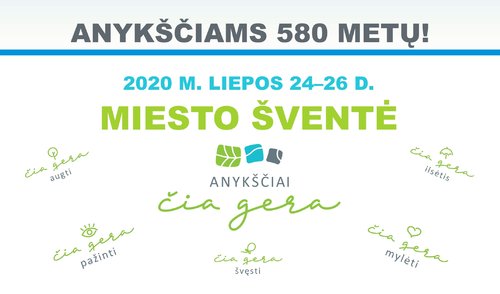 Anykščių miesto šventė „Anykščiai. Čia gera" 2020 m. (programa)
