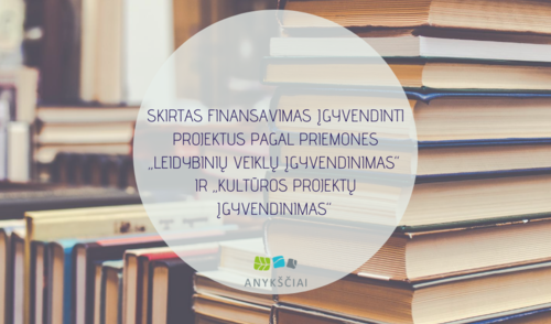 SKIRTAS FINANSAVIMAS ĮGYVENDINTI PROJEKTUS PAGAL PRIEMONES NR. 1.1.2.07 „LEIDYBINIŲ VEIKLŲ...
