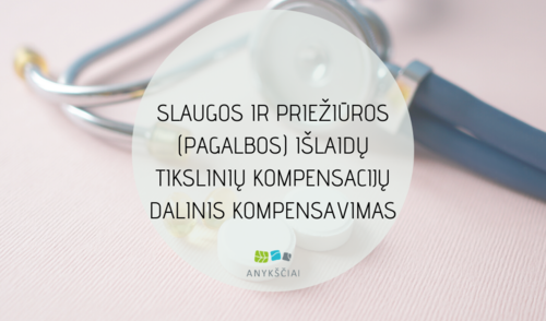 SLAUGOS IR PRIEŽIŪROS (PAGALBOS) IŠLAIDŲ TIKSLINIŲ KOMPENSACIJŲ DALINIS KOMPENSAVIMAS