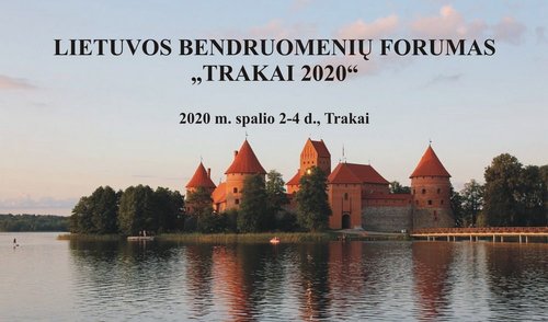 Bendruomenės kviečiamos dalyvauti Lietuvos bendruomenių forume ,,Trakai 2020“
