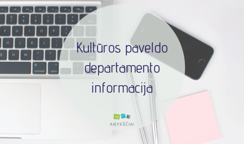 Kultūros paveldo departamento informacija