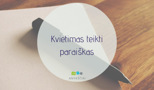 KVIETIMAS TEIKTI PARAIŠKAS