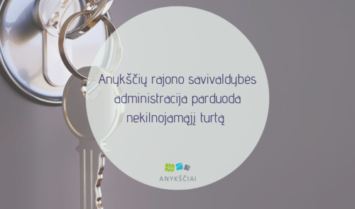 Anykščių rajono savivaldybės administracija parduoda nekilnojamąjį turtą 