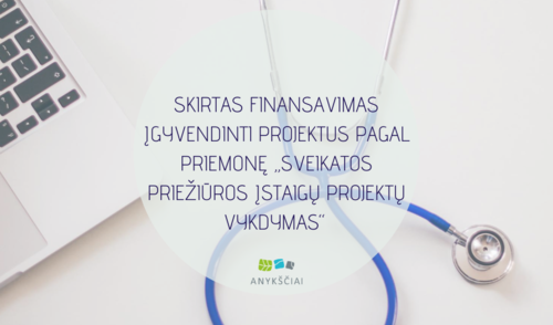 SKIRTAS FINANSAVIMAS ĮGYVENDINTI PROJEKTUS PAGAL PRIEMONĘ NR. 4.1.2.03 „SVEIKATOS PRIEŽIŪROS...