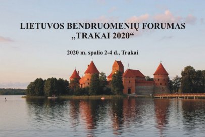 Bendruomenės kviečiamos dalyvauti Lietuvos bendruomenių forume ,,Trakai 2020“