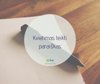 KVIETIMAS TEIKTI PARAIŠKAS