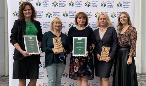 Anykščių švietimo įstaigos–prestižinio Kokybės konkurso nugalėtojos