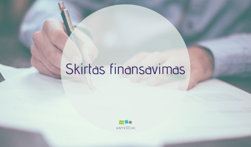 SKIRTAS FINANSAVIMAS ĮGYVENDINTI PROJEKTUS PAGAL PRIEMONĘ NR. 4.1.2.01 „ASMENS SVEIKATOS...