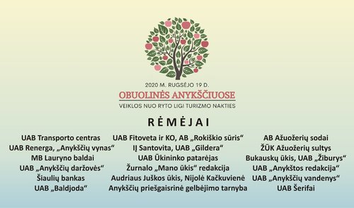 Dėkojame šventės rėmėjams!