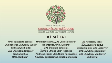 Dėkojame šventės rėmėjams!