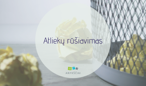 Atliekų rūšiavimas