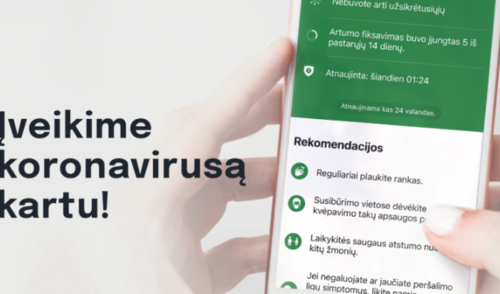 Stabdyti viruso plitimą Lietuvoje padės mobilioji programėlė